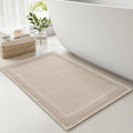 RESARE Waffle Bath Mat for Bathroom, Super Absorbent Bathroom Rugs Non Slip by Resare