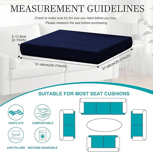 12 Pcs Stretch Patio Cushion Covers, Outdoor Couch Covers Replacement, Outdoor - Image 2