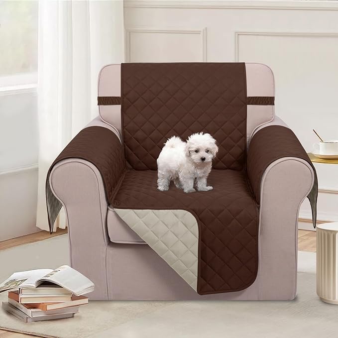 U-NICE HOME Recliner Chair Covers Reversible Chair Cover Pet Covers - Image 2