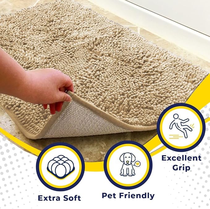 Muddy Mat® | Super Absorbent Door Mat Indoor, Microfiber Quick Dry Chenille - Image 2