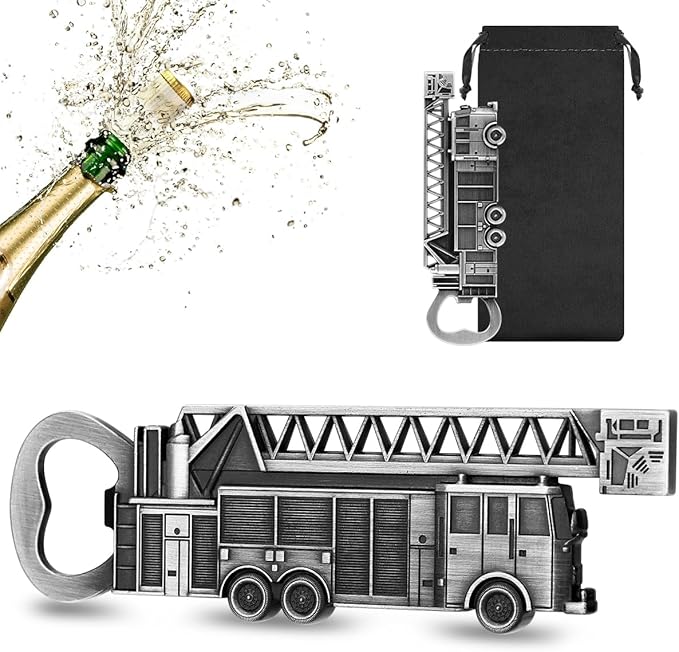 Fire Truck Bottle Opener – Firefighter Gifts by LULLEA