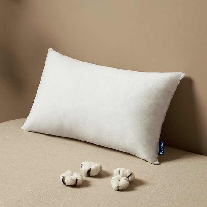 MIULEE Pillow Insert 14x36 Inch, Decorative Rectangle Throw Pillow Inserts by MIULEE