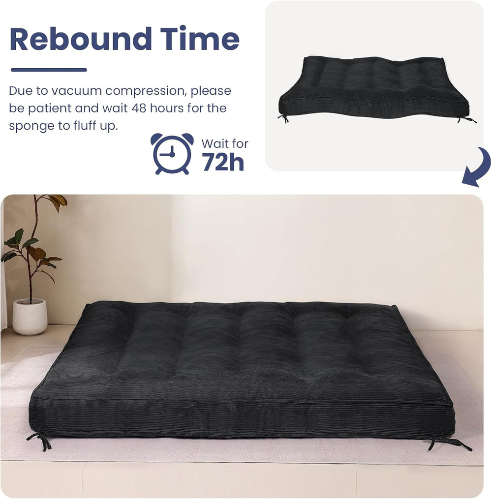 JUIKURY 8" Futon Mattress Full Size, Thick Futons Sofa Couch Bed Sleeper...