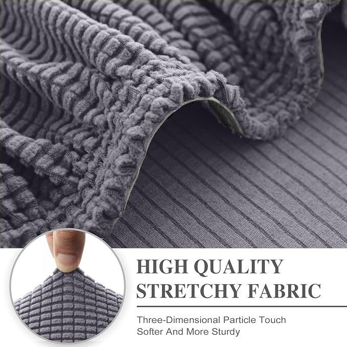 Couch Cushion Covers for Sectional Sofa L Shape Washable Separate Seat Chaise - Image 4