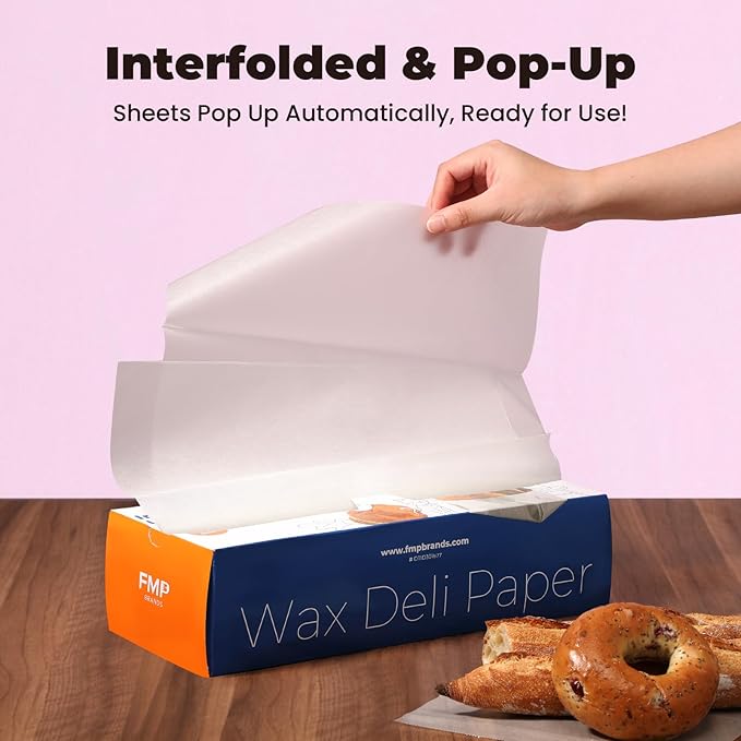 Fit Meal Prep 15 x 10.75" Wax Paper Sheets - Image 3