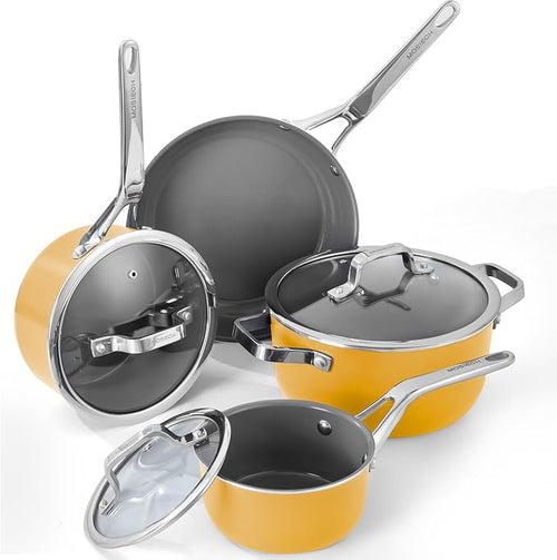 7-Piece Ceramic Nonstick Cookware Set by Unknown