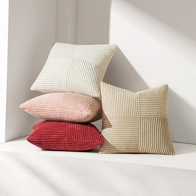 MIULEE Beige Decorative Lumbar Throw Pillow Covers 14x24 Inch - Image 5