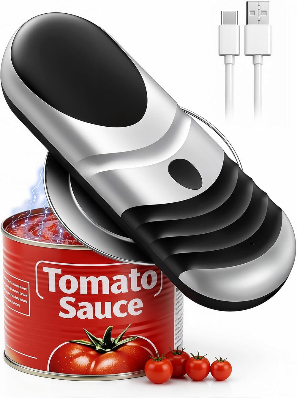 Electric Can Opener One Touch Automatic Can Opener