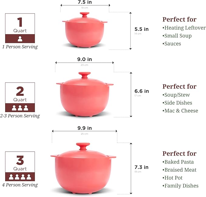 MINH LONG 2-Qt Porcelain Dutch Oven - Image 6