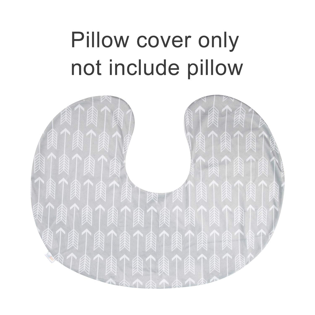 ALVABABY Minky Nursing Pillow Cover | Soft and Comfortable| Best for Breastfeeding Moms | Soft Fabric Fits Snug On Infant Nursing Pillows to Mothers While Breast Feeding MT-M01