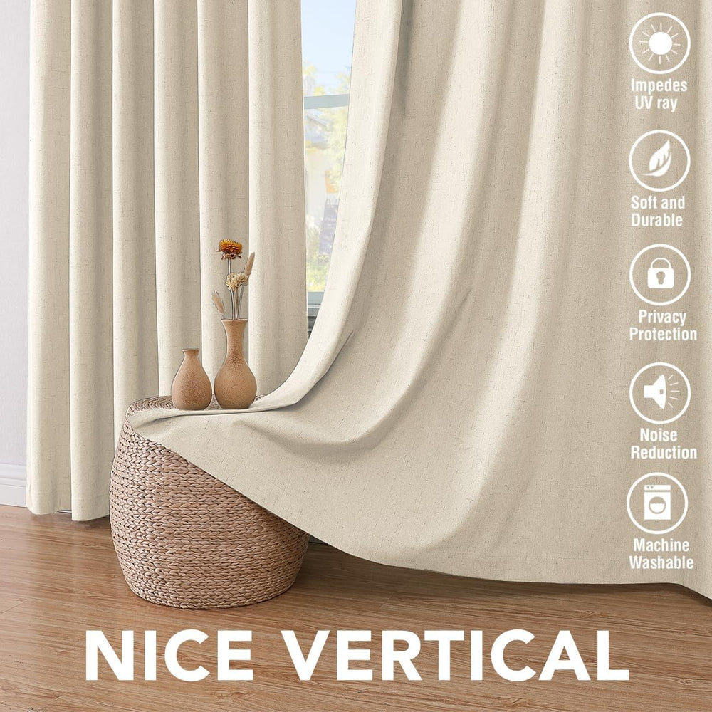 H.VERSAILTEX 100% Blackout Curtains for Bedroom Thermal Insulated POLYESTER,A...