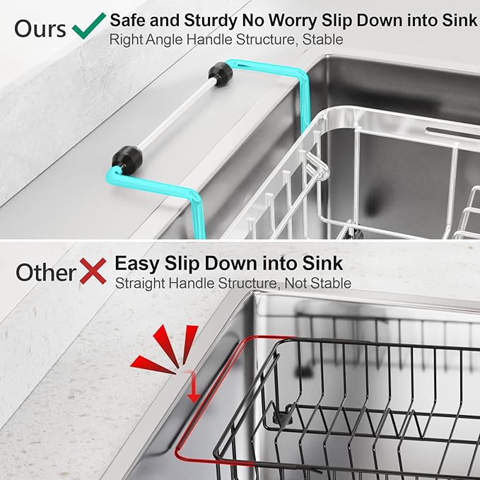 GSlife Small Sink Dish Drying Rack - Image 5