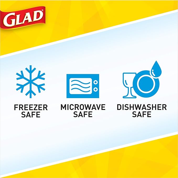 Glad GladWare FreezerWare Food Storage Containers - Image 7