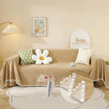 HANDONTIME Khaki Loveseat Covers Couch Cover by HANDONTIME
