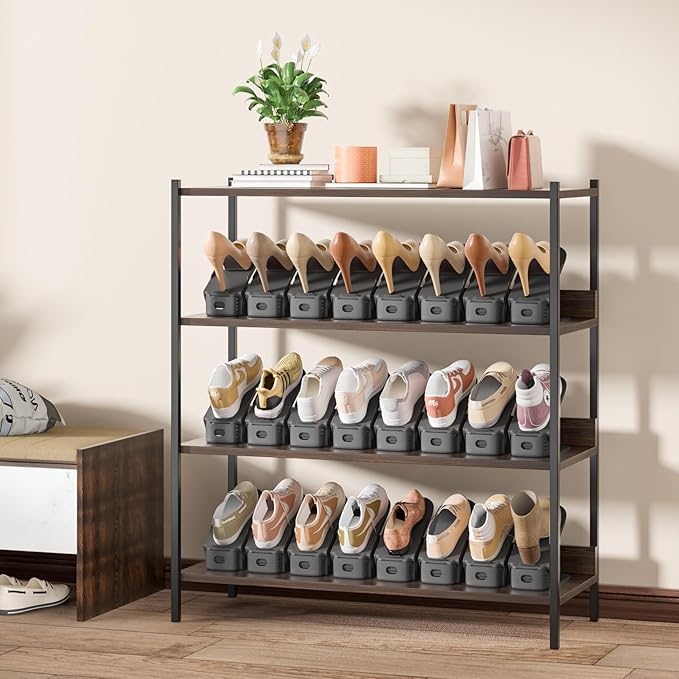 Neprock Shoe Slots Organizer for Closet, Shoe Storage Organizer Shoe Slots - Image 6