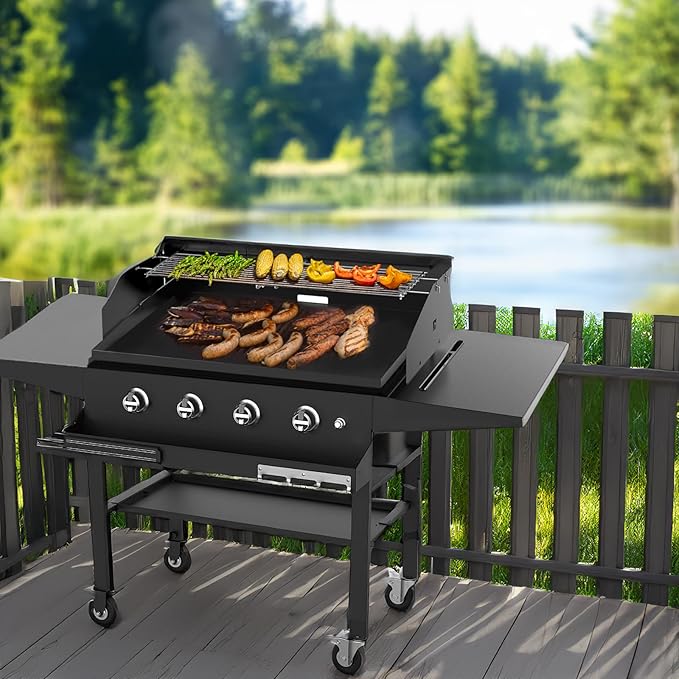 Universal Wind Guard and Warming Rack Fit