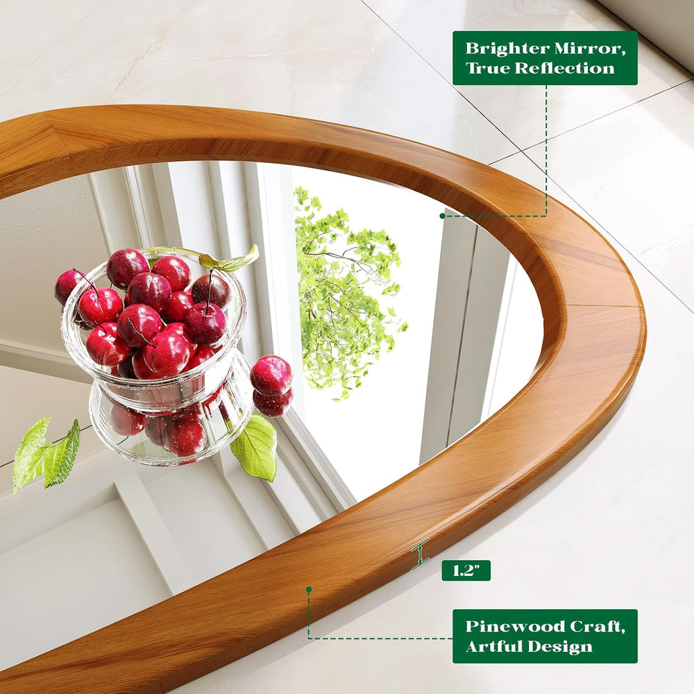 19x30 Inch Asymmetrical Wall Mirror