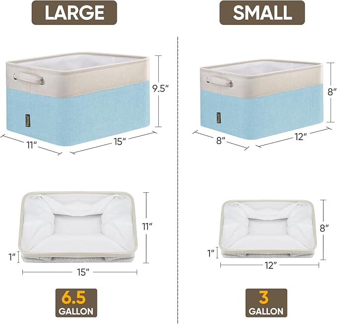 BALEINE 1 Pack Fabric Closet Storage Bins - Image 2
