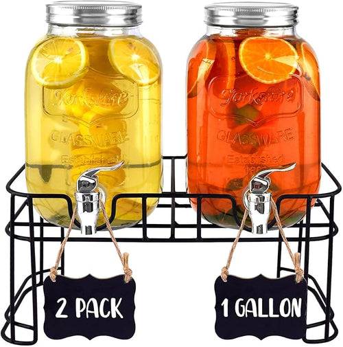 2 Pack 1 Gallon Drink Dispenser by Gasgimos