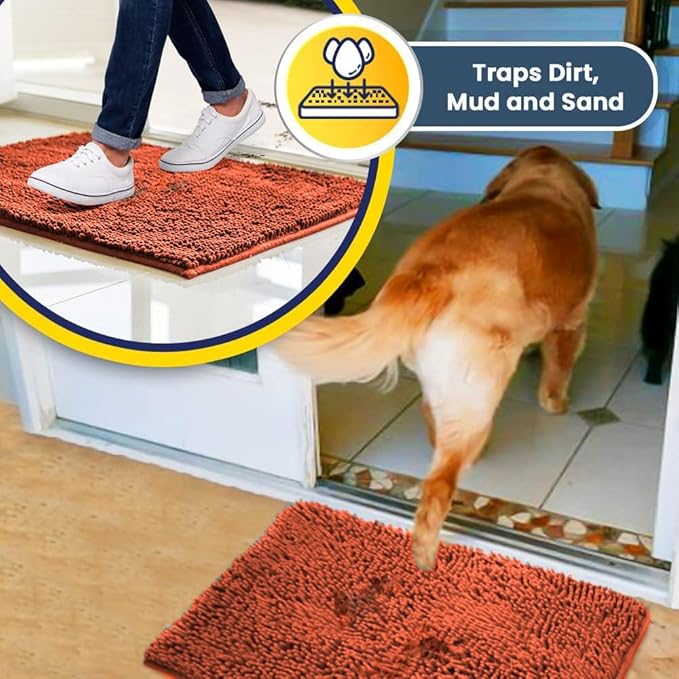 Muddy Mat® | Super Absorbent Door Mat Indoor, Microfiber Quick Dry Chenille - Image 7