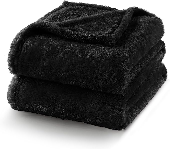 Exclusivo Mezcla Plush Fuzzy Fleece Bed Blanket Twin Size, Super Soft, Fluffy - Image 7