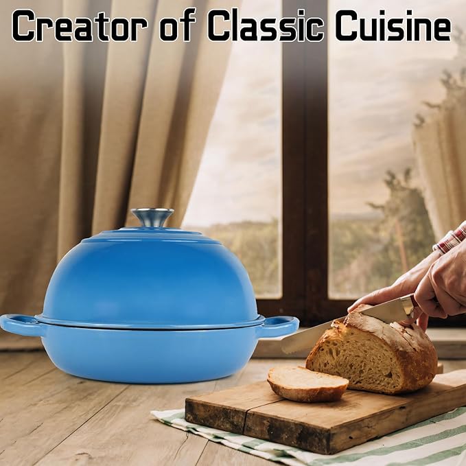 Enameled Cast Iron Bread Oven, Dutch Oven Pot