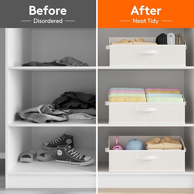 Lifewit Trapezoid Closet Storage Bins