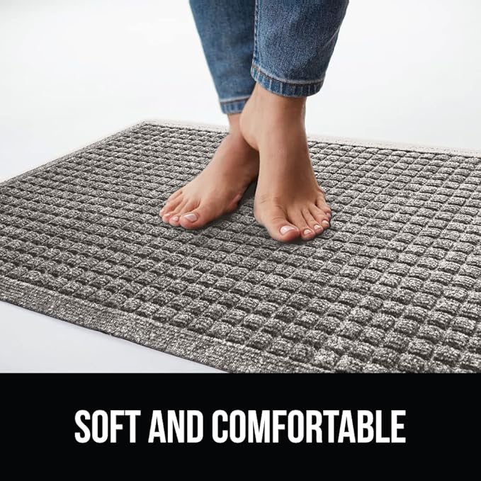 GORILLA GRIP® Ultra Absorbent Front Door Mat Outside Entrance, Traps Dirt and - Image 7