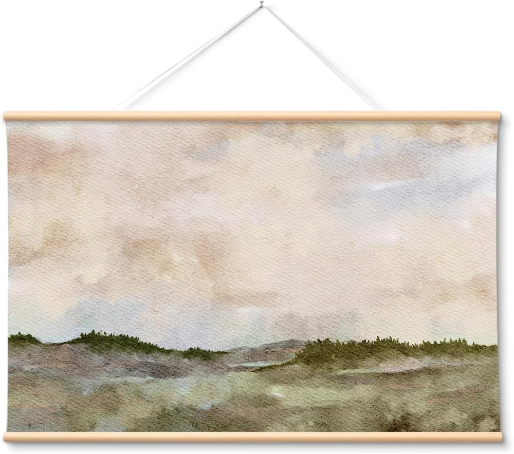 VIYYIEA Extra Large Canvas Wall Art, 36x54 Inch Minimalist Landscape Painting...