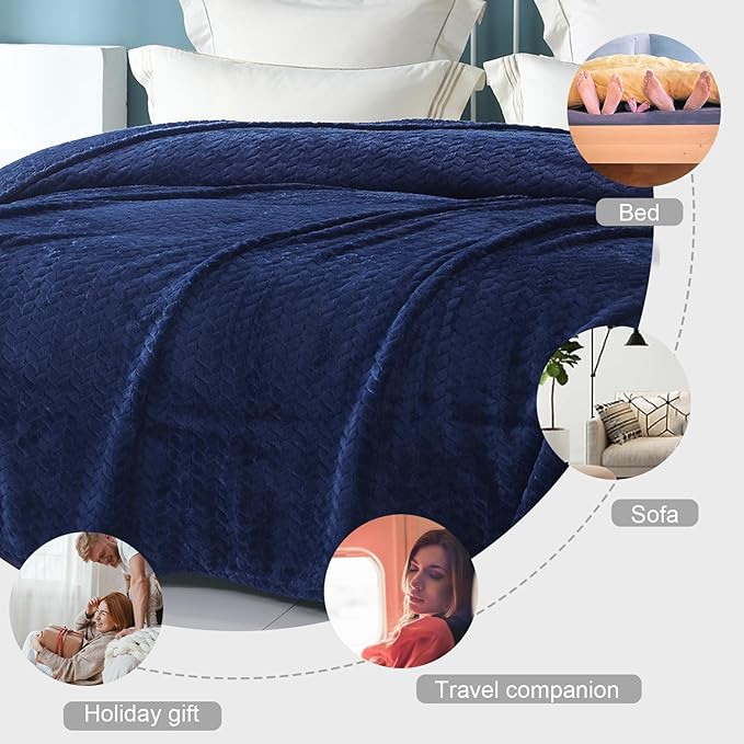 Exclusivo Mezcla Fleece Queen Size Blanket - Image 3