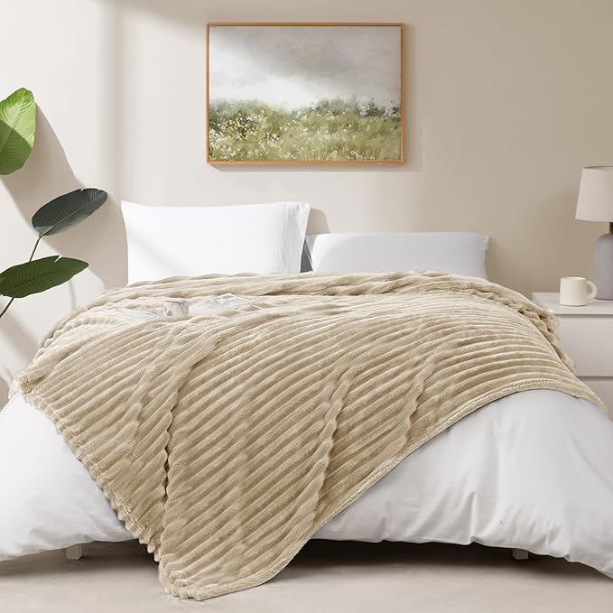 HIMEET Linen Ribbed Throw Blanket - Image 7