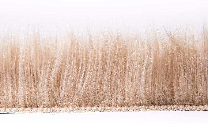 Ashler faux fur rug, Fluffy Shaggy Area Rug Ultra Soft 2.2 x 6 Feet Rectangle - Image 5