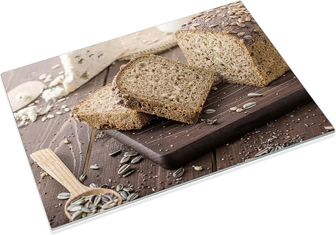 JAMBALAY Tempered Glass Cutting Board, Scratch Resistant, Heat Resistant by JAMBALAY