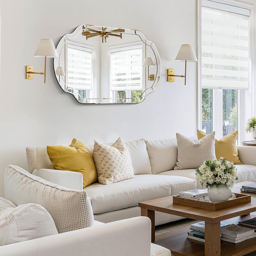 Large Mirror for Living Rroom, 55" x 35" Large Decorative Mirrors w...