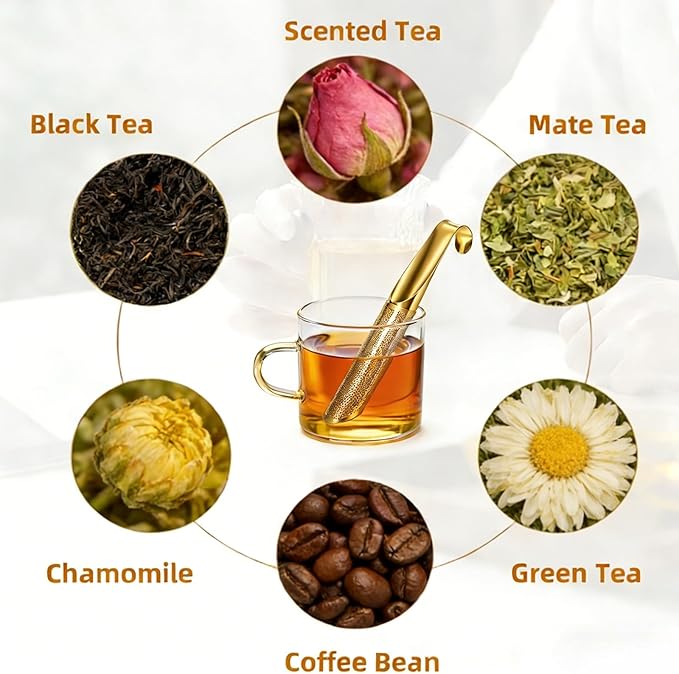 2 Pcs Tea Infuser with Hook Handle, Tea Diffusers - Image 4