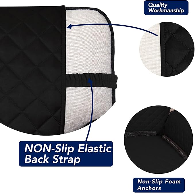 PureFit Reversible Quilted Sofa Cover, Water Resistant Slipcover Furniture - Image 3
