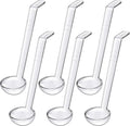 Tioncy 6 Pcs 1 Oz Small Ladle for Serving Sauce 7.09 Inches Plastic Mini Ladles by Tioncy