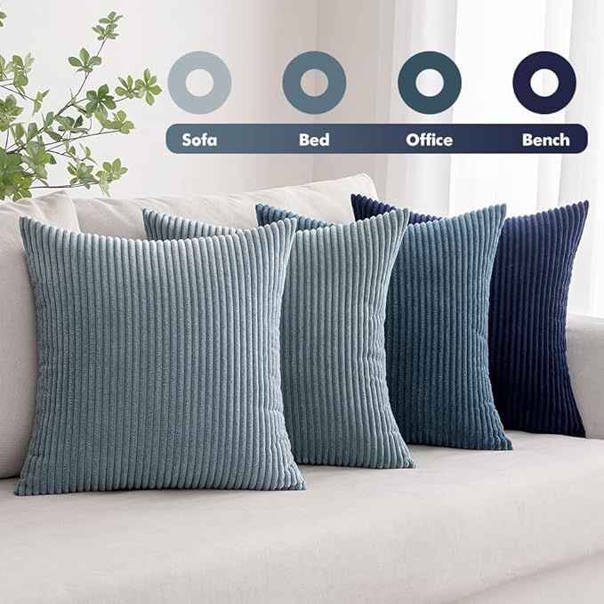 MIULEE Summer Throw Pillow Covers 24x24 Inch Set of 4 Western Neutral - Image 5