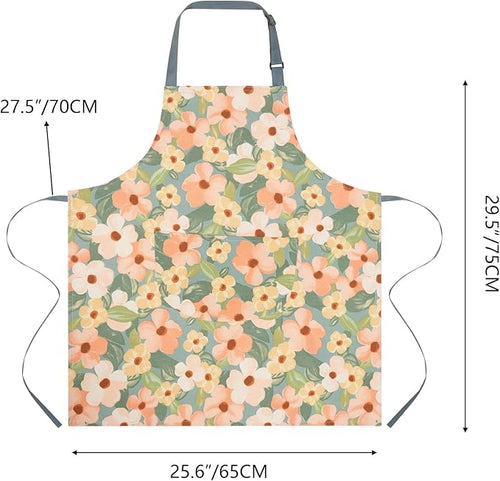 2 Pack Floral Apron for Women - Image 2