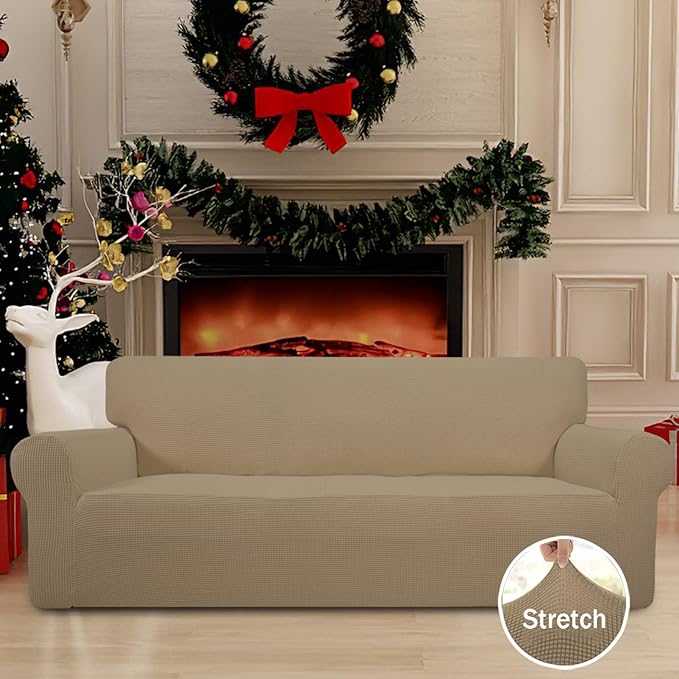 Easy-Going Stretch Sofa Slipcover 1-Piece Sofa Cover Furniture Protector Couch - Image 2