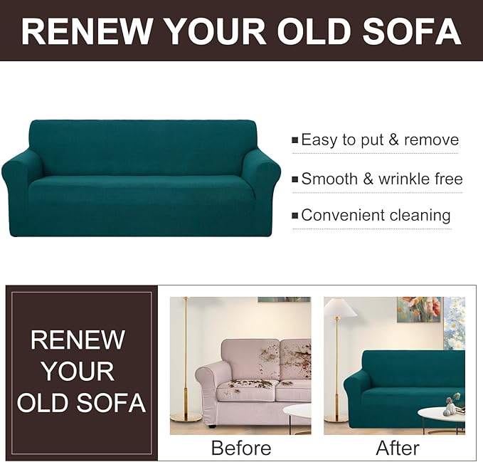 U-NICE HOME Loveseat Cover Stretch Couch Cover Sofa Cover Sofa Slipcover - Image 4