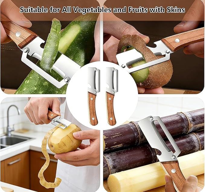 2PCS Multifunctional Vegetable Peeler - Image 7