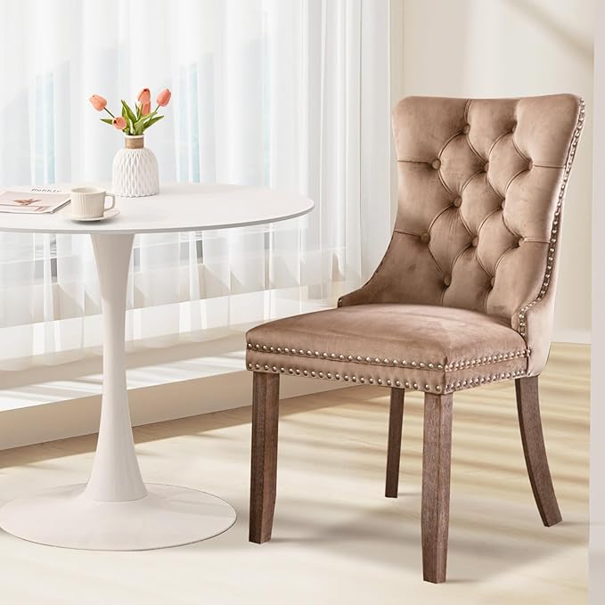SoarFlash Kitchen Table and Chairs for 2, 31.5" Dining Table Set for 2 w...