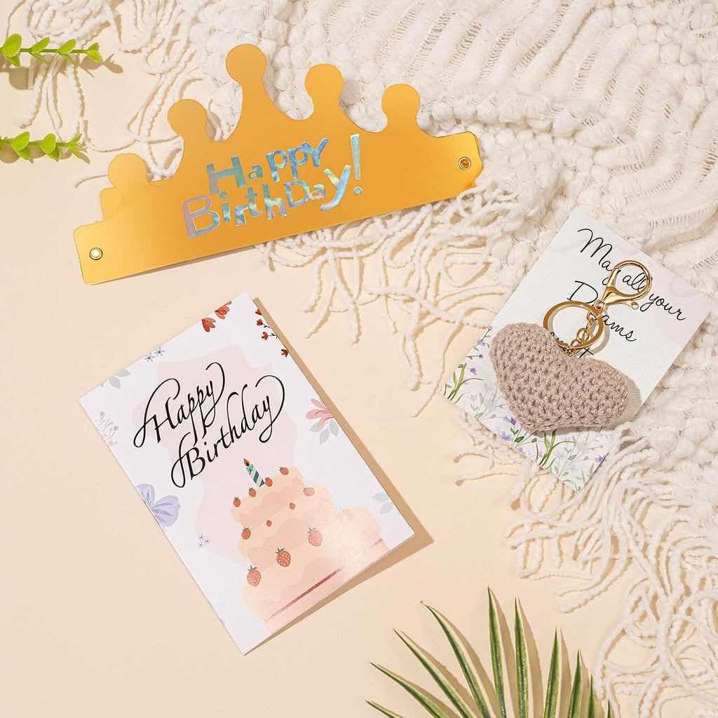 Birthday Gifts for Women - 13PCS Unique Happy Birthday Easter Gifts Basket for Mom Her Best Friend Sister Wife Girlfriend Coworker - Relaxing Spa Self Care Package Mothers Day Set (Beige)