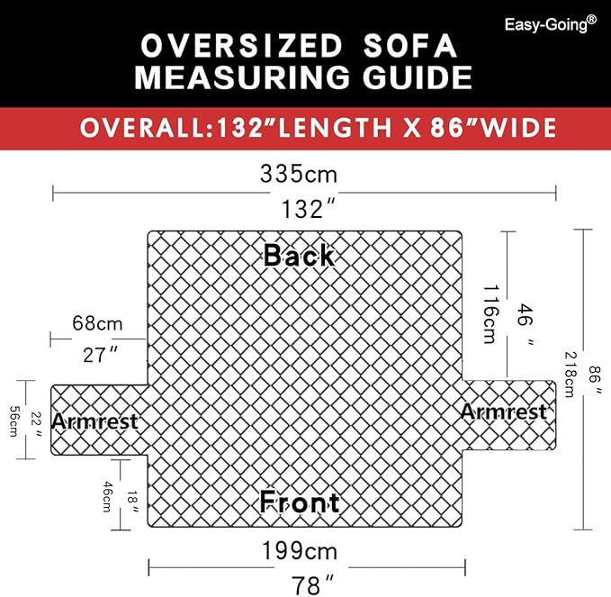 Easy-Going Reversible Oversized Couch Cover - Image 6