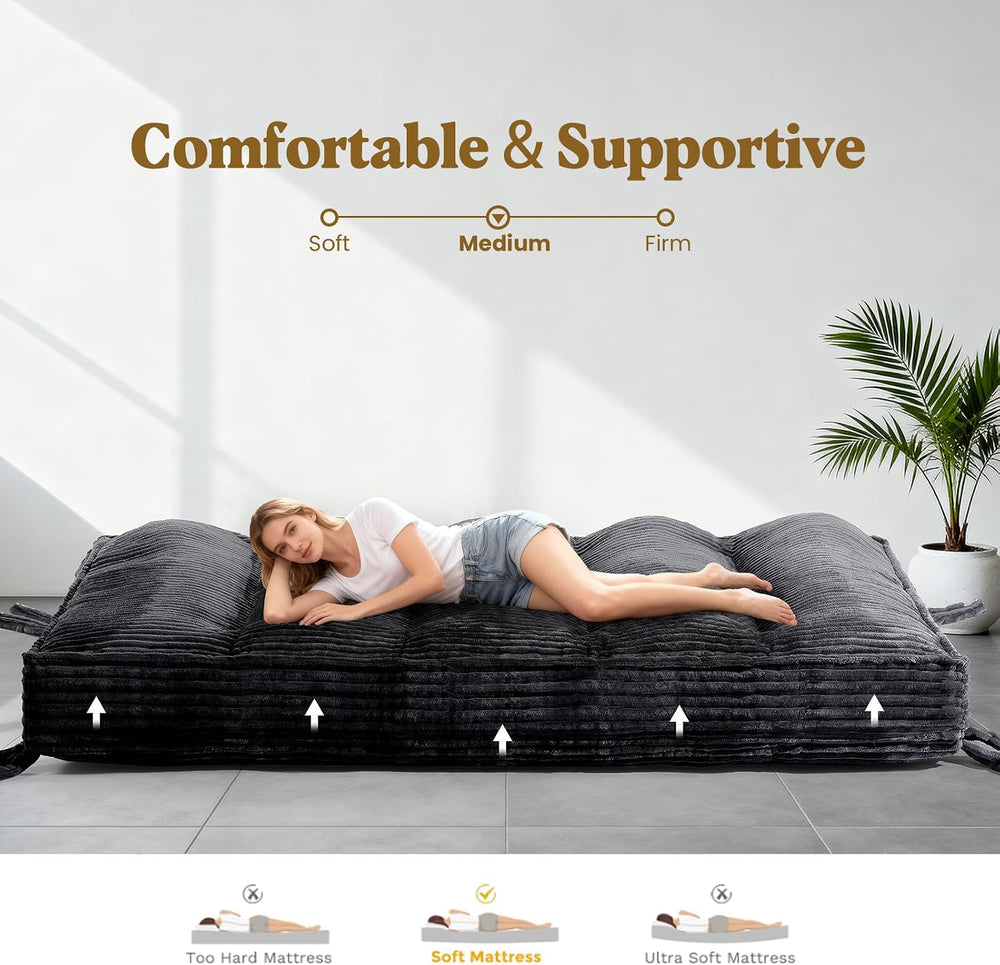 10" Futon Mattress Full Size, Ultra Thick Futons Sofa Couch Bed Sleeper ...