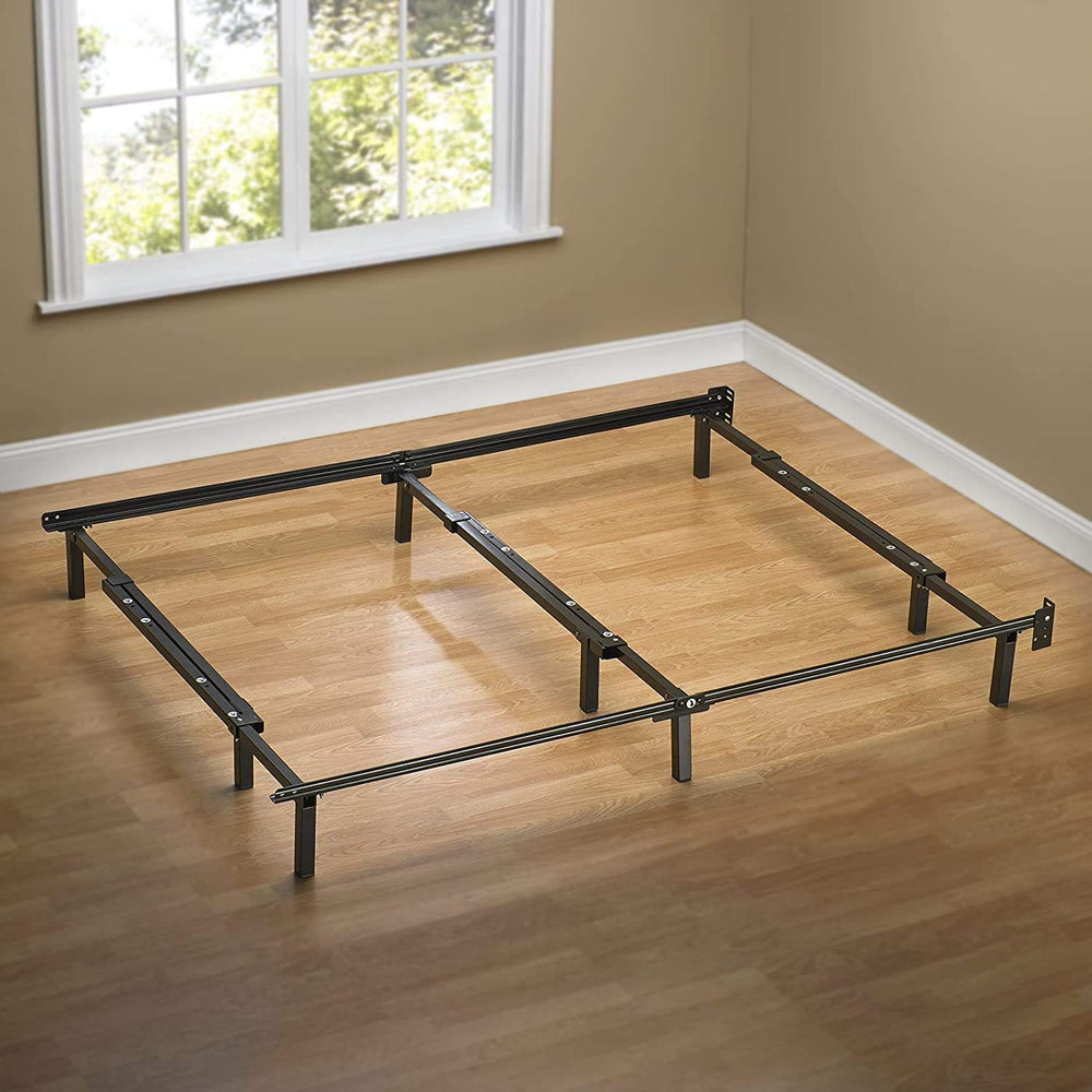 ZINUS Compack Metal Adjustable Bed Frame / 7 Inch Support Bed Frame for Box S...