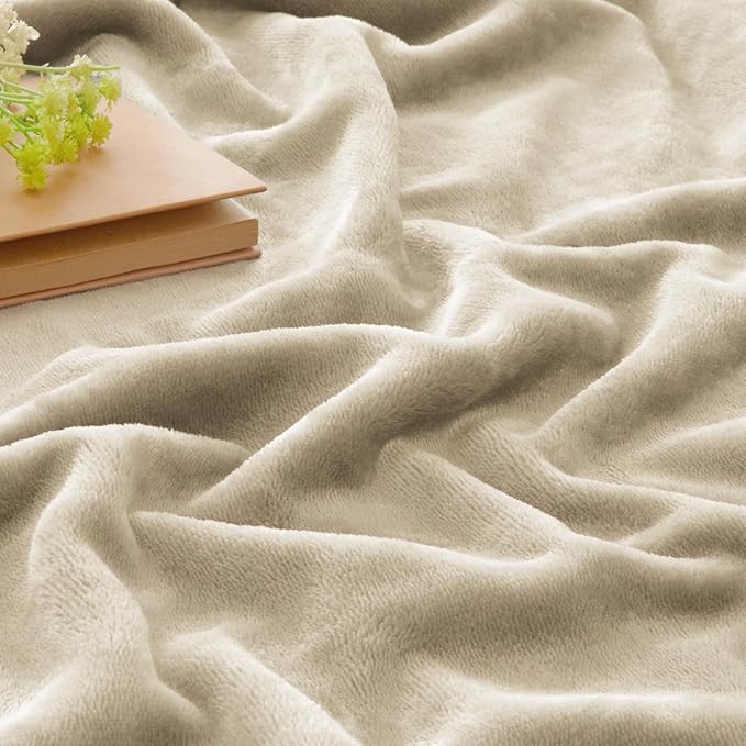 BEDELITE Fleece Blanket Linen Throw Blankets - Image 3
