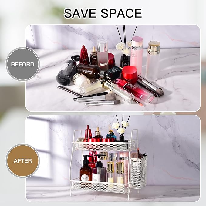 LEMIKKLE Countertop organizer for bathroom counter, bathroom organizers and - Image 5