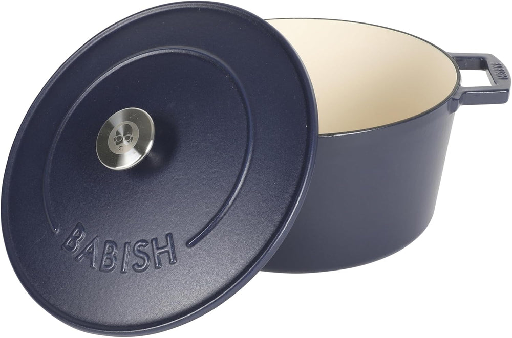 Babish 6-Quart Round Enameled Cast Iron Dutch Oven